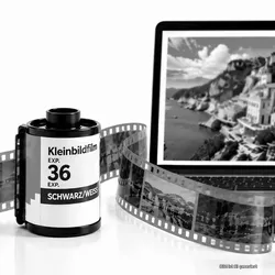 S/W Kleinbild Filmentwicklung + Scan