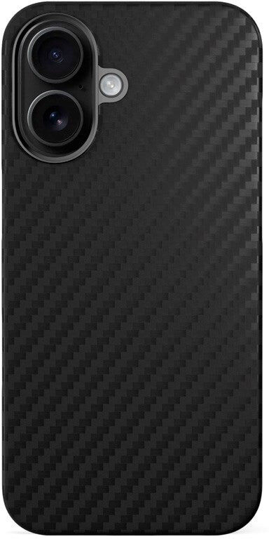 Epico iPhone 16 Mag+ Carbon Cover - MagSafe Kompatibel - Sort