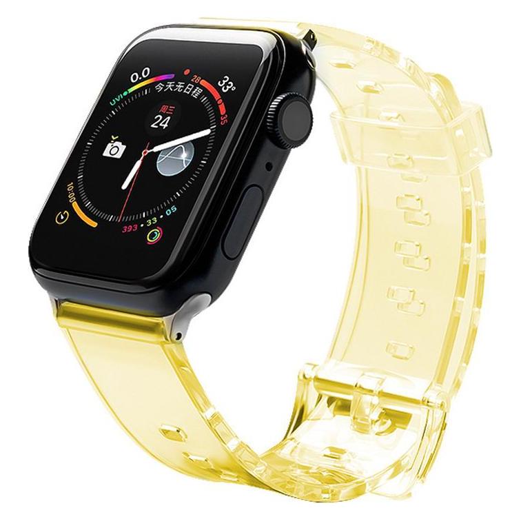 Hurtel Strap Light replacement band strap for Watch 6 / 5 / 4 / 3 / 2 (40mm / 38mm) yellow (TPU) (1404978613)