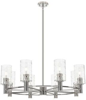 "Innovations Lighting Downtown Urban - Crown Point - 8 Light 32"" Stem Hung Chandelier with 7"" Shade"