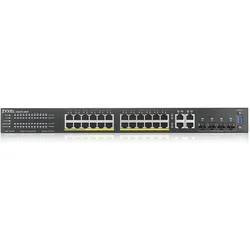 Zyxel GS2220-28HP - Switch - managed - 2 (28 Ports), Netzwerk Switch, Schwarz