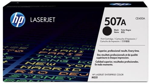 HP 507A toner preto (CE400A)