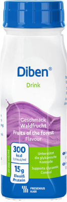 Fresenius Kabi Deutschland GmbH DIBEN DRINK Waldfrucht 1.5 kcal/ml Trinkflasche 4X200 ml 05905208