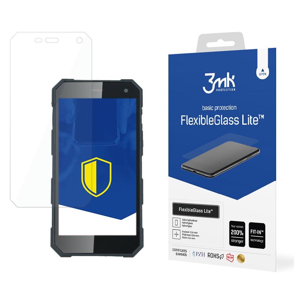 3MK FlexibleGlass Lite MyPhone Hammer Energy Szkło Hybrydowe Lite (1 Stk., MyPhone Hammer Energy) (5903108029919)