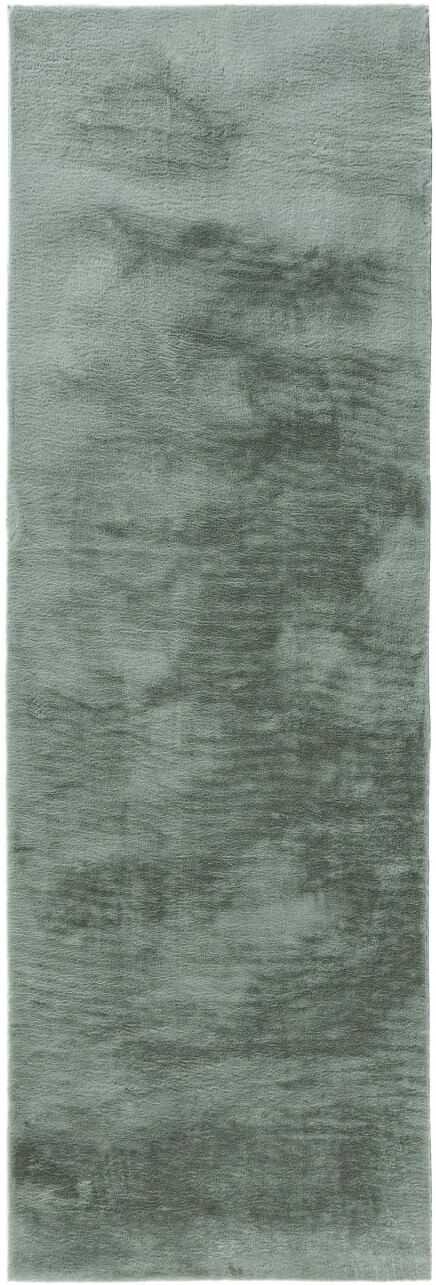 Benuta Tapis fausse fourrure vert 80x250 Vert 80x1x250cm