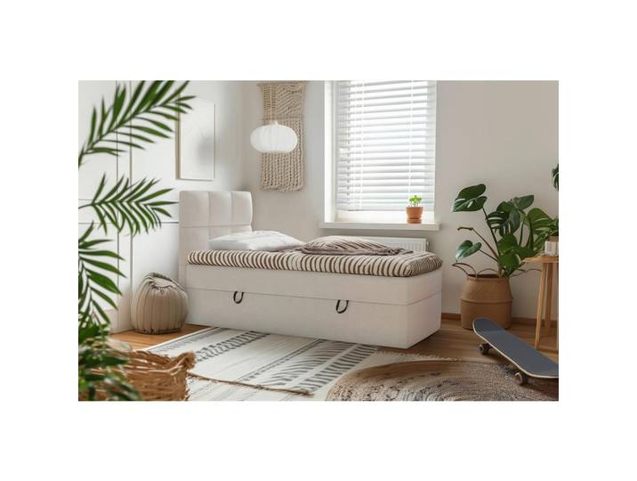 Boxbett mit Topper & Bettkasten 90x200 Polly