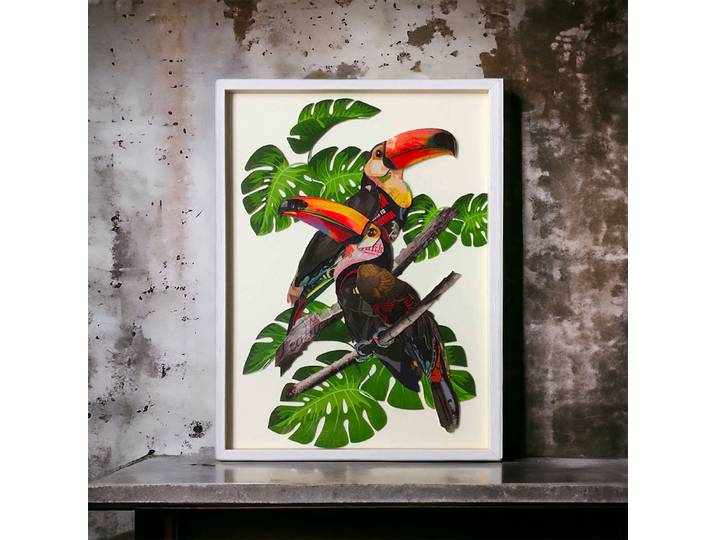 Tableau Décoratif Oiseau tropical