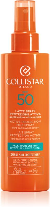 Collistar Sun Active Protection Milk Spray Sonnenmilch im Spray SPF 50 200 ml