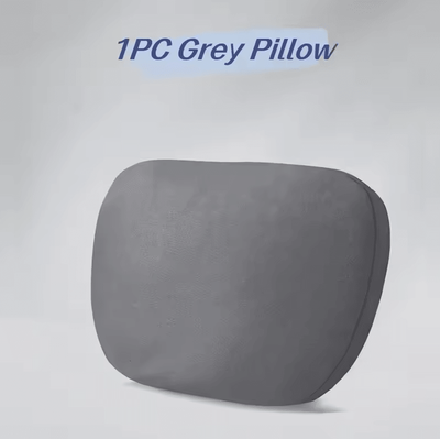 Inspire Curations ErgoComfort Memory Foam Car Neck Support Pillow grey Pillow