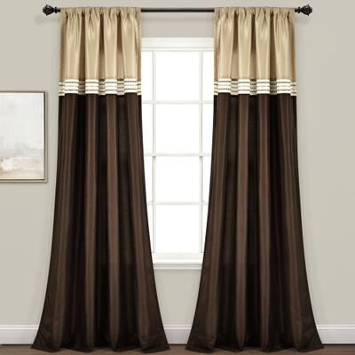 Lush Decor Terra Window Curtain Panel Pair