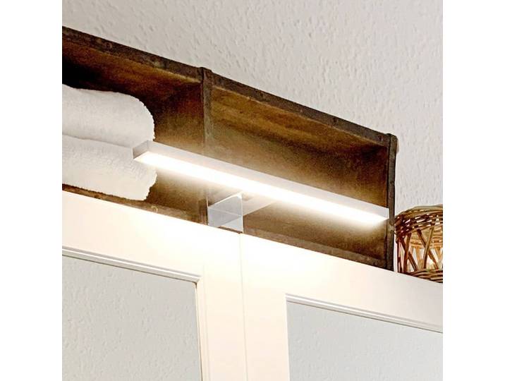 Wandlamp Mira, chroom / zilver, Badkamer, metaal, wandlamp