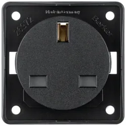 Berker 9626205 Steckdose mit SK mit EBS British ITG sw