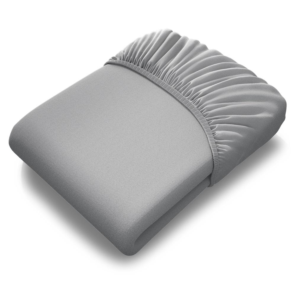 bett1.de BODYGUARD® Spannbettlaken extra hoch 140-160x220 silber