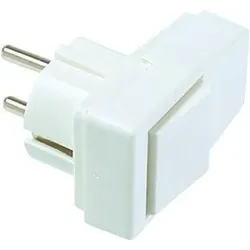 Bachmann 911.271 Schutzkontaktstecker Winkel, weiß 911271