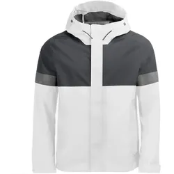 Regenjacke "LUCA" - XS - weiß/anthrazit