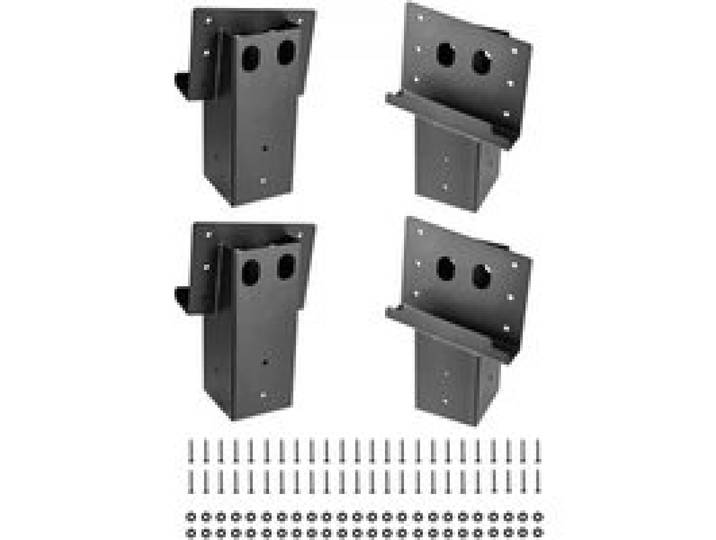 VEVOR Halterungen mit 8°-Neigung, Plattformhalterung, passend für 88,9 x 88,9 mm Holz, 1000 kg Tragkraft, Hirschständerhalterung für Hochsitze, Jagd-Hochsitze, Schießbuden, 4 Stück