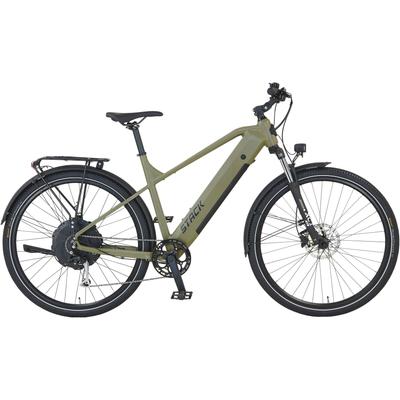 E-Bike PROPHETE "Stack 2.0" Gr. 52, grau (moosgrau, schwarz), Elektrofahrräder, 52cm, 29 Zoll (73,66cm), Pedelec, Elektrofahrrad für Herren