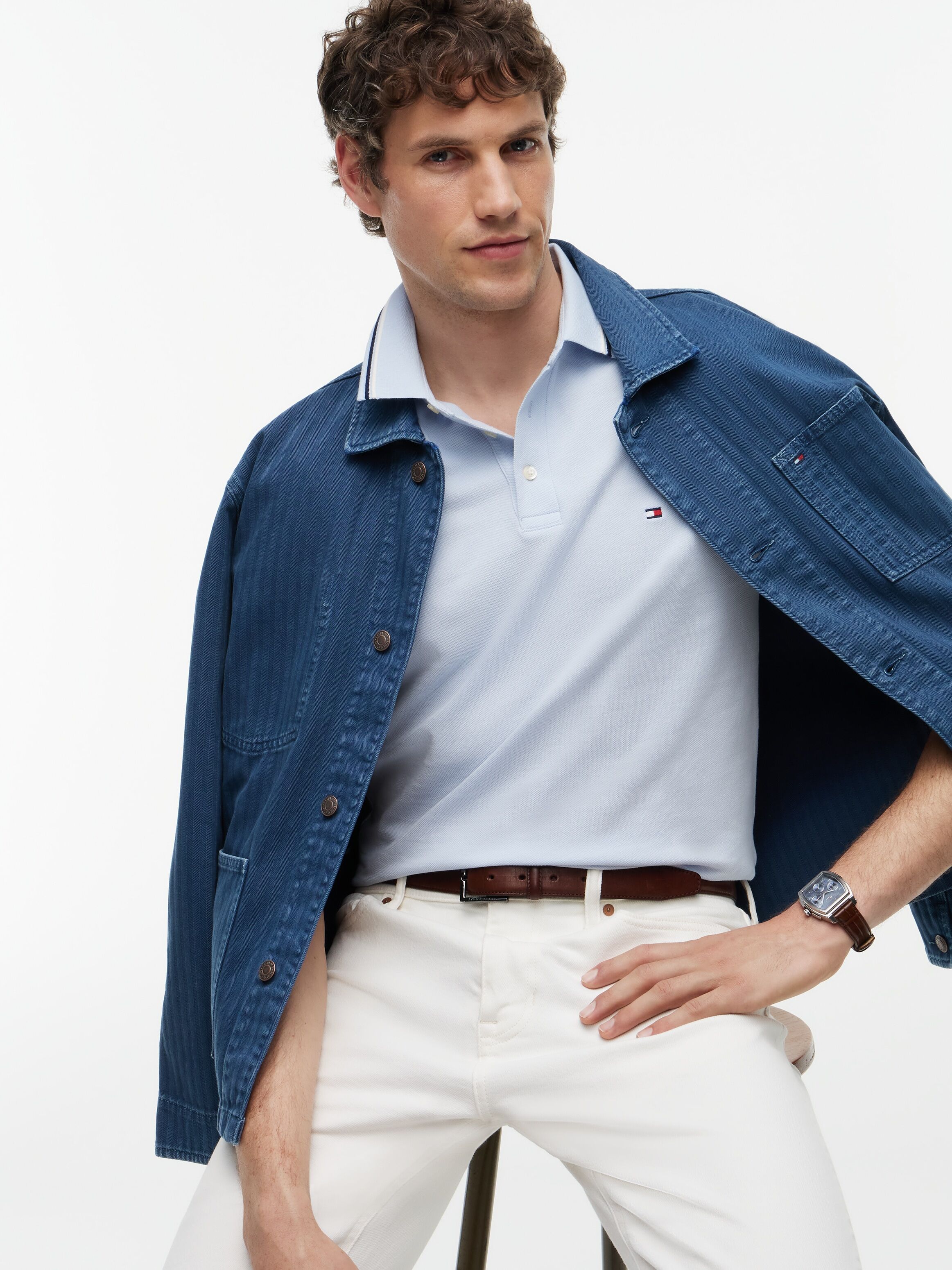 Tommy Hilfiger "TOMMY TIPPED SLIM POLO"