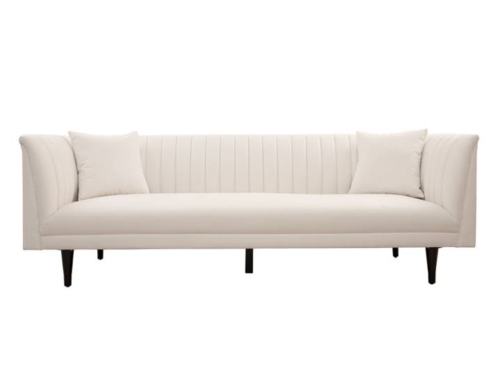 Baxter 3-Sitzer Sofa – Elfenbeinfarben