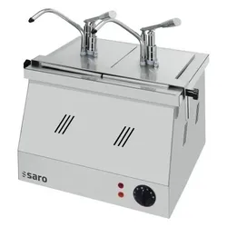 Saro Bainmarie 2X1/4 GN 200 mit Dispenser BM-0214