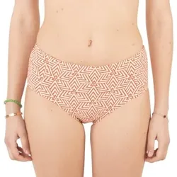 Femilet Aztec Java Sustainable Midi Bikini Brief Rostorange Polyamid 40 Damen