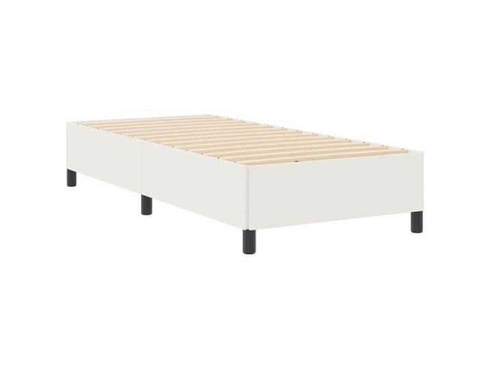 PROMOTION Lit 1 personnes - Cadre de lit Crème 80x200 cm Tissu côtelé 65870 - BestMeuble