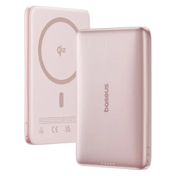 Baseus Powerbank PicoGo AM41, 10.000 mAh, 27 W, PD + FQI, Pink E0027202 (10000 mAh, 27 W) (6932172691691)