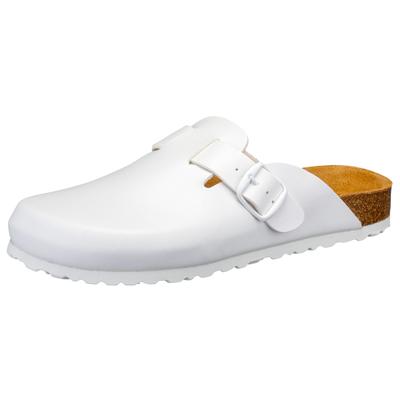 Clog LICO "Clog Bioline Clog", Herren, Gr. 43, weiß, Synthetik, Schuhe Clog