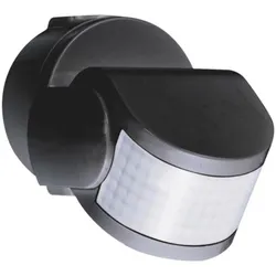 Niko, Bewegungsmelder, PIR Bewegungsmelder Swiss Garde 3100 IR IP55, Schwarz (14 m)