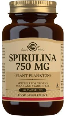 Solgar Espirulina 750 mg 80vcaps