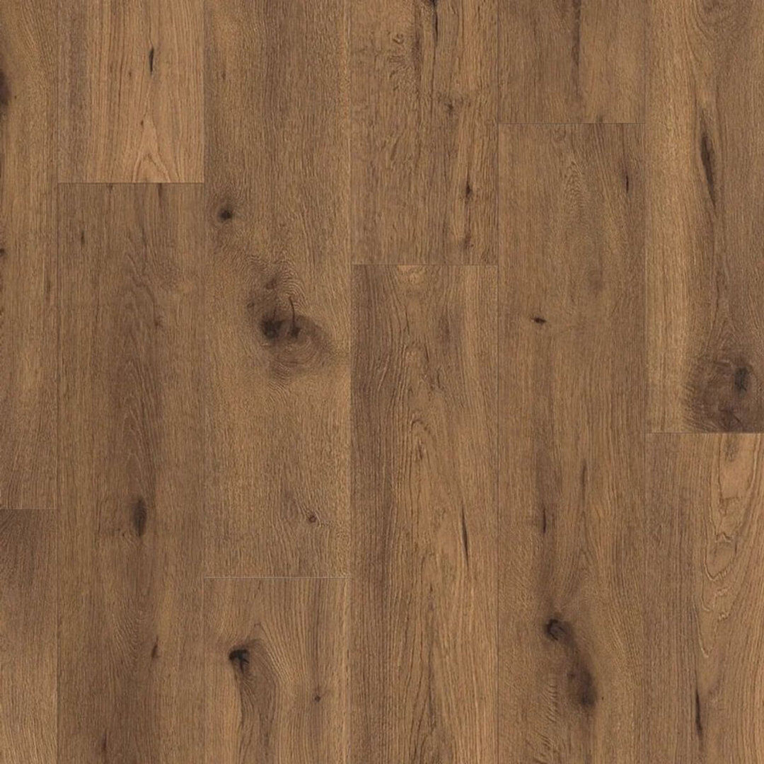 UK Furnishing UK Ltd Fores Wood Effect Click Laminate Flooring-Plank (7Mm),For Home (All Room) & Commercial Use-Covers 2.49Sqm Rustic Oak Brown Wood 129.2cm L