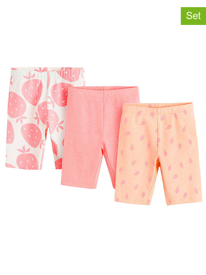COOL CLUB 3er-Set: Radlershorts in Rosa/ Orange - 110