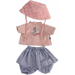 Schildkröt Kleidung zu Trink + Näßbaby 40 cm Lina rose/blau