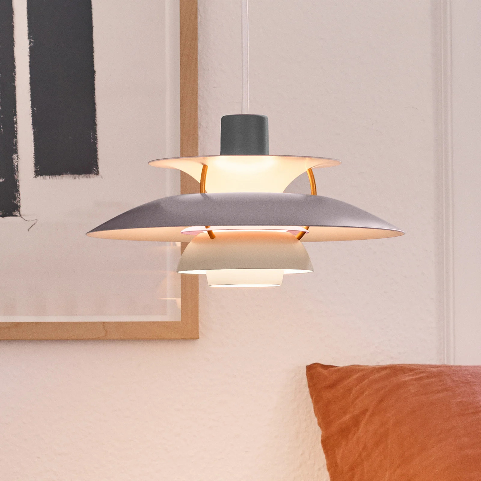 Louis Poulsen PH 5 hanglamp Grijs