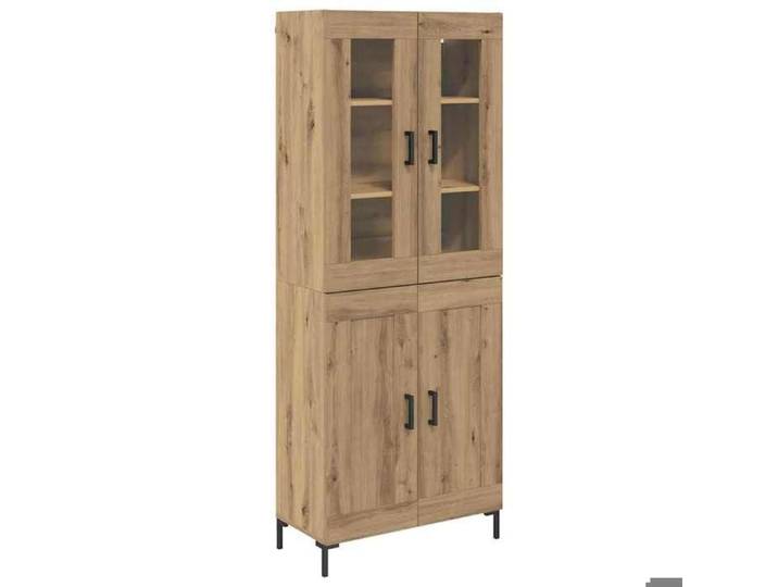 SOLO - TOP Haut Armoire（2 pcs) - ZENCORE - Armoire Vaisselier/Buffet Salon/bureau - Chêne artisanal - Bois d'ingénierie 750333