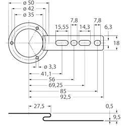 Turck Befestigungsblech RME-4