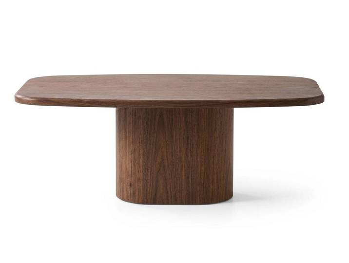 Xlmoebel Couchtisch Couchtisch Braun Holz Modern Wohnzimmer Einfarbig Tischfläche Design (1-St., 1-tlg)