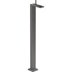 hansgrohe AXOR MyEdition Einhebel-Waschtischmischer freistehend mit Push-Open Ablaufgarnitur, ohne Platte, 47042340, Farbe: Brushed Black Chrome