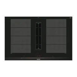 EX875LX67E Kochfeld mit Dunstabzug Induktion 80 cm powerBoost  Timer mit Ausschaltfunktion