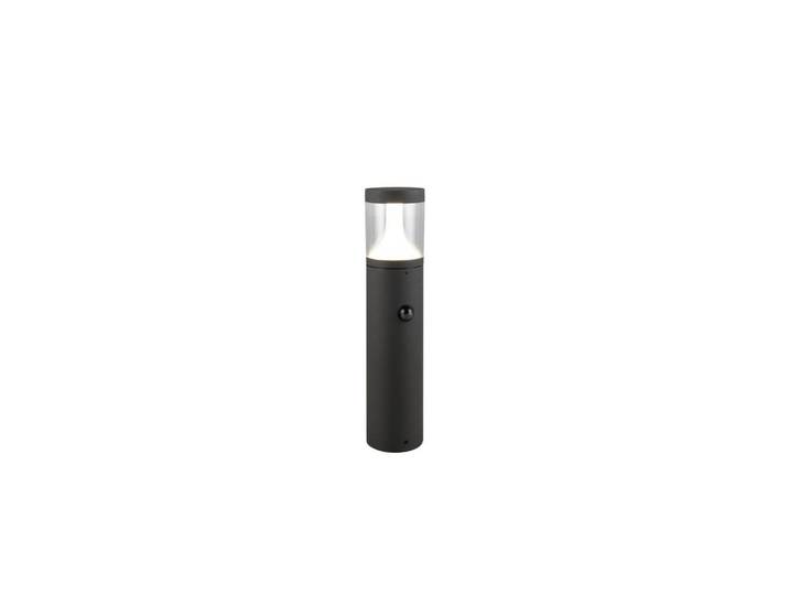 Trio Leuchten Wegeleuchte Tagus, Anthrazit, Klar, Weiß, Metall, Kunststoff, 50 cm, Lampen & Leuchten, Außenbeleuchtung, Wegbeleuchtung, Wegeleuchten