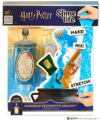 MGA Entertainment Slime Life Harry Potter Mandrake Restorative Draught Slime Kit - Harry Potter Themed Slime Making Kit for Kids