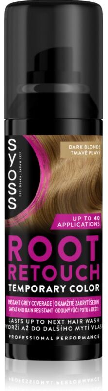 Syoss Root Retoucher Tönung für nachgewachsenes Haar im Spray Farbton Dark Blonde 120 ml