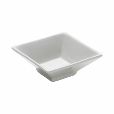 Maxwell & Williams Square Dipschale Trapez, Schale, Schälchen, Snackschale, Porzellan, Weiß, 55 ml, Z1474