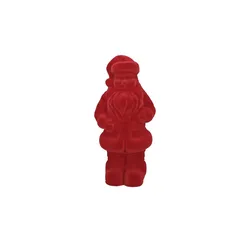 Deko Figur Weihnachtsmann   , rot , Kunststoff,Polyester , Maße (cm): H: 40