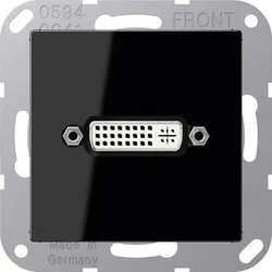 Jung Multimedia-Anschluss sw MA A 1193 SW
