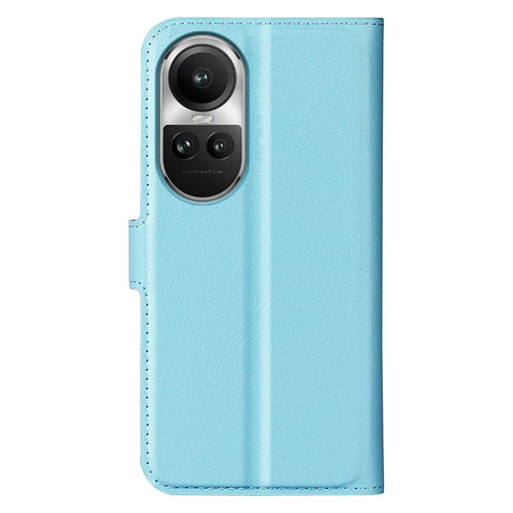 Cover-Discount Oppo Reno10 / 10 Pro - Leder Etui Hülle hellblau (OPPO Reno 10, Oppo Reno 10 Pro) (660150691E)