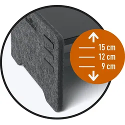 DURABLE Monitorständer EFFECT anthrazit