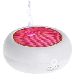 Adler AD 7969 USB 3in1 kleiner Ultraschall Aromadiffusor für Ätherische Öle Raumerfrischer weiß