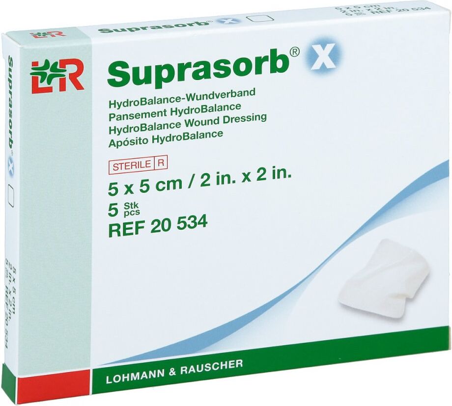 Suprasorb X Hydrobalance Wundverband 5x5cm