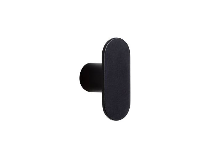 Poignée en métal noir, design épuré - Hübsch, Piccolo - 4x4x7 cm